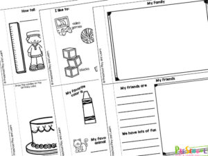 FREE All About Me Printable Book for Preschool Activitities