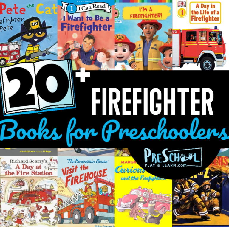 20 Fun-to-Read Firefighter Books for Preschoolers