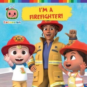 I'm a Firefighter! (CoComelon) was adapated by May Nakamura. When JJ's school has a firefighter come to visit, the class learns what to do in a real fire, and how firefighters help the community.