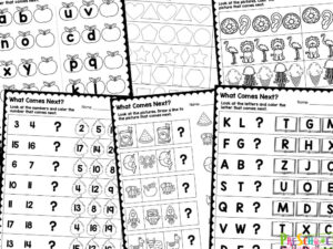 What Comes Next Worksheets