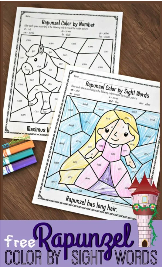 👑 Free Printable Disney Princess Worksheets for Preschoolers