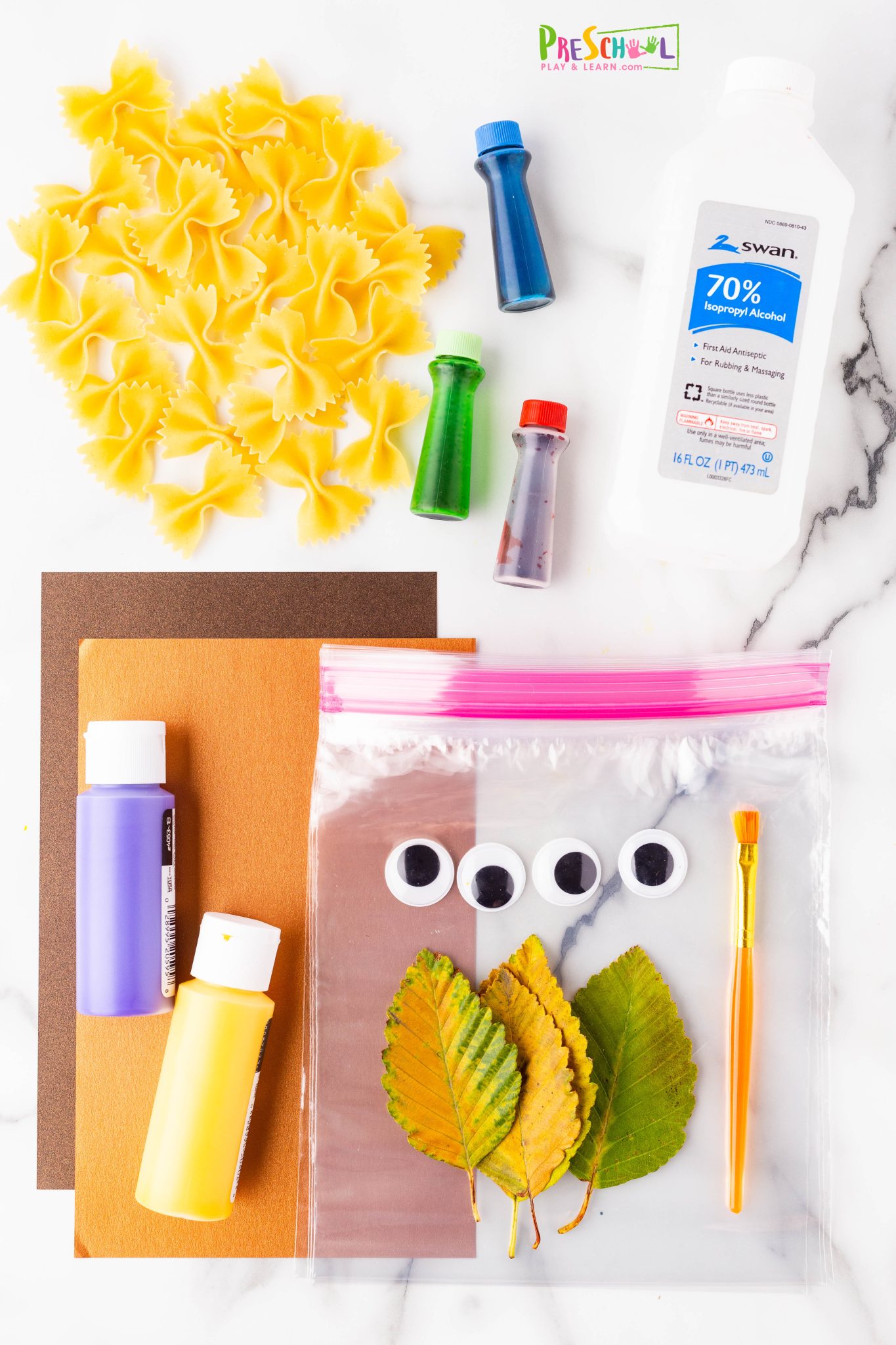 Pasta Craft Insect Preschool Pasta Owl Craft