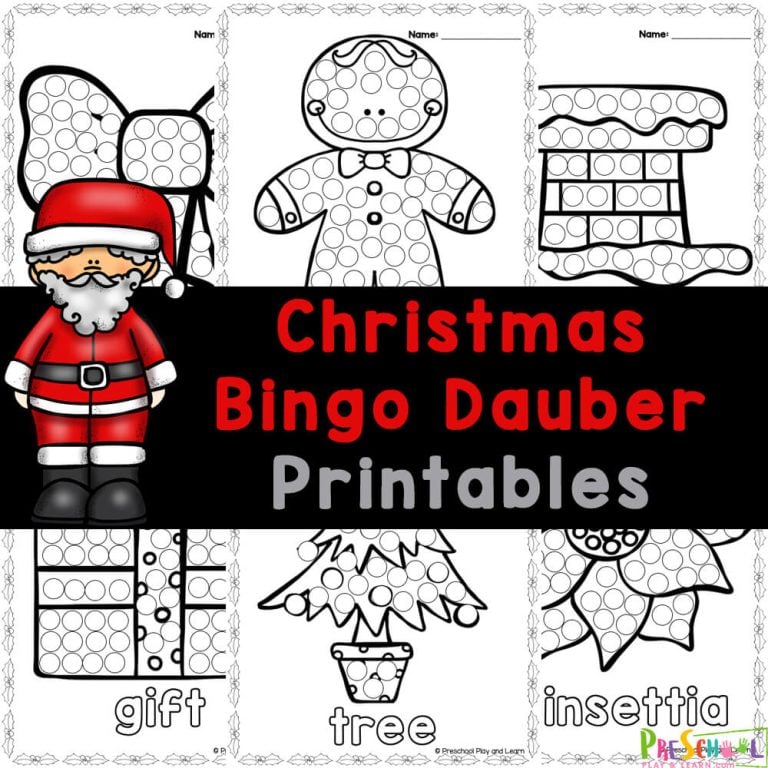 Christmas Do a Dot Printables