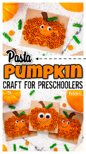 Get excited for a fun and adorable pumpkin craft this October! This simple pasta project is perfect for preschoolers to create all on their own, fostering their creativity and pride! With endless possibilities to personalize their easy preschool pumpkin craft, your little ones can let their imagination shine this fall. Let's get crafting!