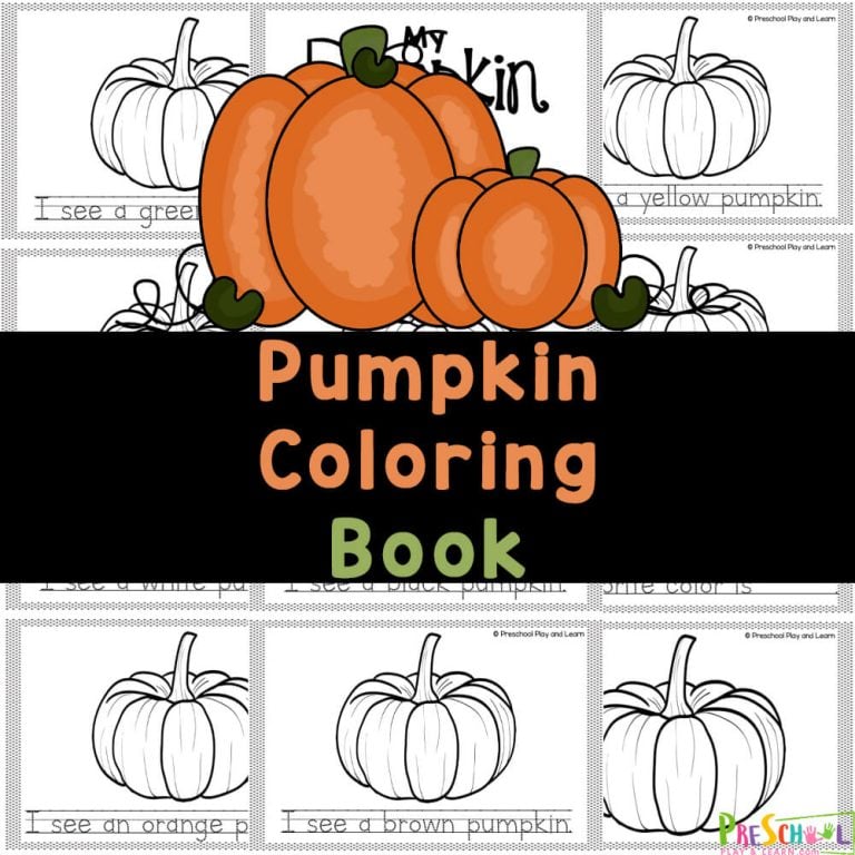 Free Printable Pumpkin Coloring Book for Kids
