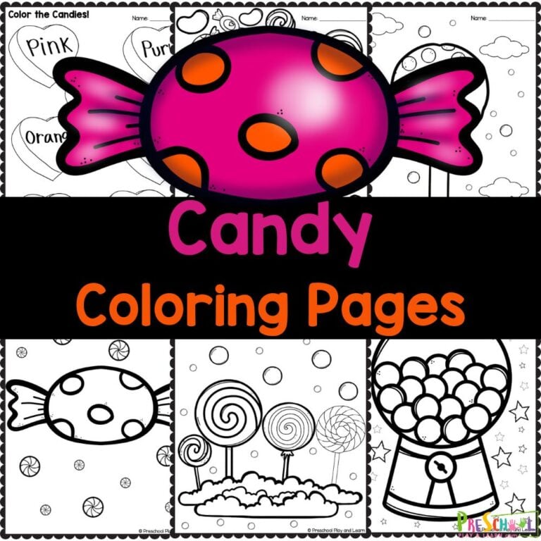 Candy Coloring Pages