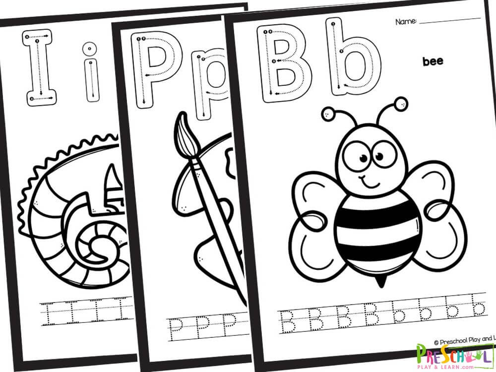 The activities in this pack include: One page for each letter of the alphabet An uppercase and lowercase letter for children to learn to write correctly A picture that begins with the letter for children to color in and the name of the picture One line that contains both the uppercase and lowercase letter for children to trace