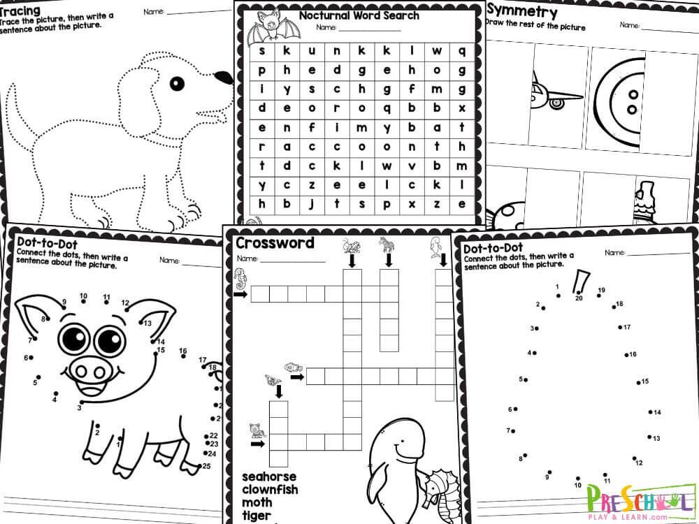 Are you ready to spark your child's creativity and learning? We are excited to offer a fantastic free download of 35 activity sheets perfect for early learners! Designed to promote engagement and fun, this pack includes a variety of activities such as tracing lines to develop fine motor skills, completing pictures to encourage imagination, solving crossword puzzles to enhance vocabulary, and searching for words to boost reading skills. These activity sheets provide an excellent balance of learning and play, making them ideal for parents, teachers, or caregivers looking to enrich a child's educational experience. Each sheet is thoughtfully crafted to capture your little one's interest while helping them build essential skills that lay the foundation for future learning. As your children dive into these enjoyable activities, they'll not only be learning but also developing confidence and creativity. Whether it's a rainy day indoors, quiet time in the afternoon, or a fun addition to a learning activity, these sheets are versatile and ready for any moment of play and exploration.